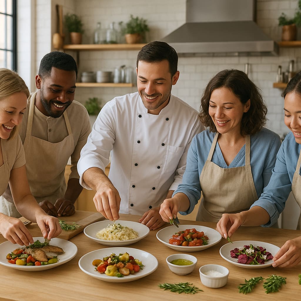Workshop mit europäischer Küche